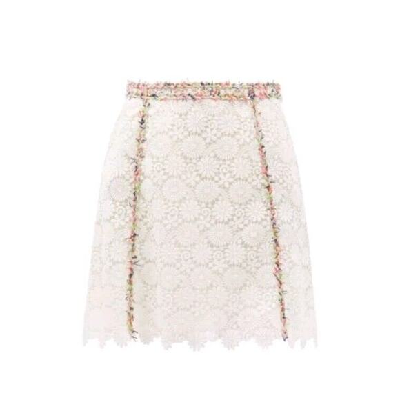 Giambattista Valli Guipure Lace Mini Skirt size S - Picture 1 of 9